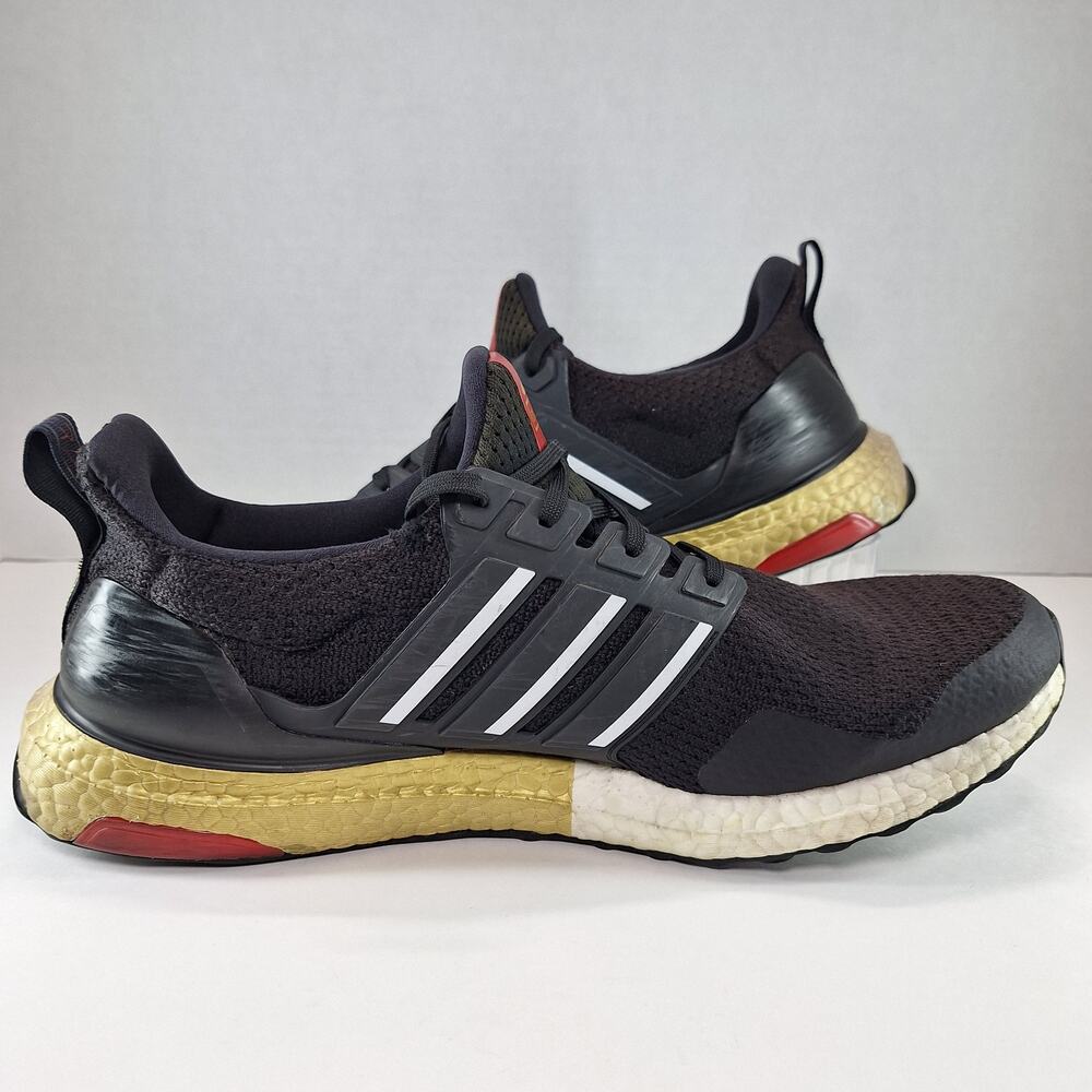 Adidas UltraBoost DNA Mens 13 Black Gold Tokyo FY3425 Running Shoes Sneakers
